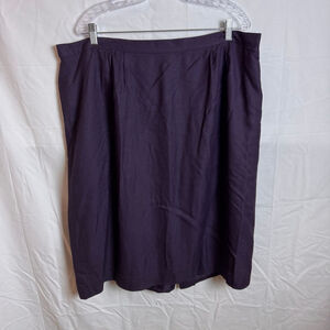 Women's Purple Pencil Skirt Size 22